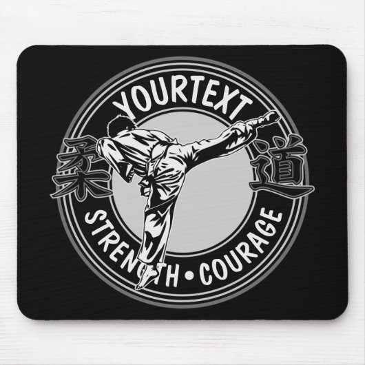 Speciaal gepersonaliseerde krijgskunst JUDO Japan  Muismat (Voorkant)