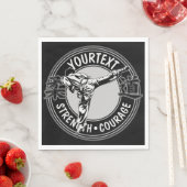 Speciaal gepersonaliseerde krijgskunst JUDO Japan  Servet (Insitu)