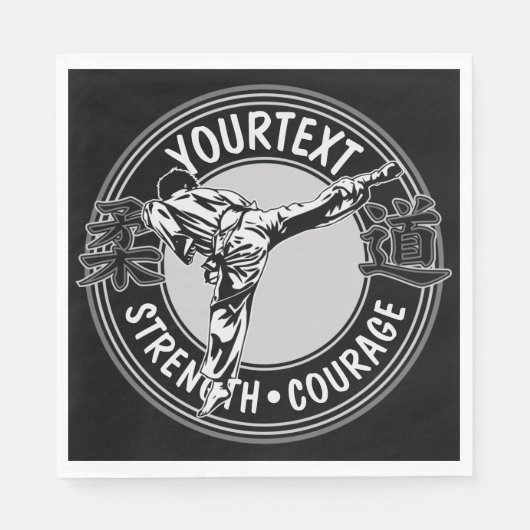 Speciaal gepersonaliseerde krijgskunst JUDO Japan  Servet (Voorkant)