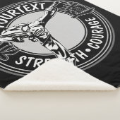 Speciaal gepersonaliseerde krijgskunst JUDO Japan Sherpa Deken (3/4)