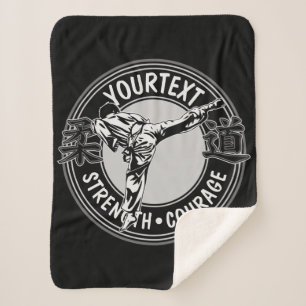Speciaal gepersonaliseerde krijgskunst JUDO Japan  Sherpa Deken