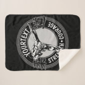 Speciaal gepersonaliseerde krijgskunst JUDO Japan Sherpa Deken (Voorkant (horizontaal))