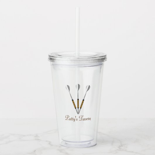 Speciaal gepersonaliseerde kunsten acryl drinkbeker (Voorkant)