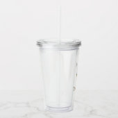 Speciaal gepersonaliseerde kunsten acryl drinkbeker (Rechts)