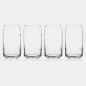 Speciaal gepersonaliseerde kunsten blikvorm glas (Rechts)