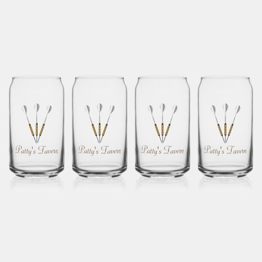 Speciaal gepersonaliseerde kunsten blikvorm glas (Voorkant)