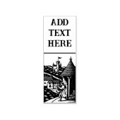 Speciaal gepersonaliseerde mainstream - Houtkunsts Rubberstempel (Afrduk)