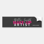 Speciaal gepersonaliseerde Makeup Artist Standard Bumpersticker (Voorkant)