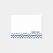 Speciaal gepersonaliseerde marinestrepes van Chevr Post-it® Notes (Voorkant)