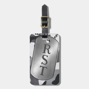 Speciaal gepersonaliseerde militaire honden-doosje bagagelabel