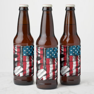 Speciaal gepersonaliseerde militaire Soldaat Dog-t Bier Etiket