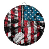 Speciaal gepersonaliseerde militaire Soldaat Dog-t Dartbord (Voorkant)