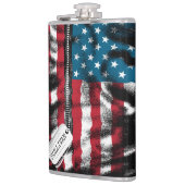 Speciaal gepersonaliseerde militaire Soldaat Dog-t Heupfles (Links)