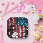 Speciaal gepersonaliseerde militaire Soldaat Dog-t Papieren Bordje (Feest)