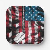 Speciaal gepersonaliseerde militaire Soldaat Dog-t Papieren Bordje (Voorkant)