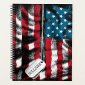 Speciaal gepersonaliseerde militaire Soldaat Dog-t Planner (Voorkant)