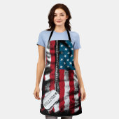 Speciaal gepersonaliseerde militaire Soldaat Dog-t Schort (Gedragen)