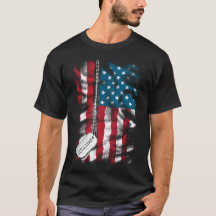 Speciaal gepersonaliseerde militaire Soldaat Dog-t