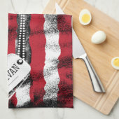 Speciaal gepersonaliseerde militaire Soldaat Dog-t Theedoek (Quarter Fold)