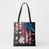 Speciaal gepersonaliseerde militaire Soldaat Dog-t Tote Bag (Voorkant)