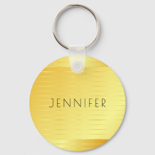 Speciaal gepersonaliseerde, moderne goudzoekende S Sleutelhanger