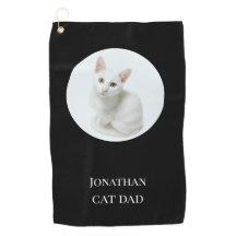 Speciaal gepersonaliseerde moderne kat papa zwarte