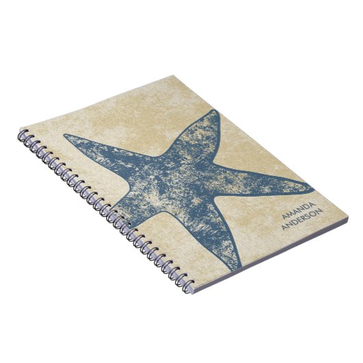 Speciaal gepersonaliseerde moderne Starfish-laptop Notitieboek (Rechterzijde)