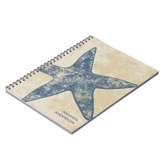 Speciaal gepersonaliseerde moderne Starfish-laptop Notitieboek (Linkerzijde)