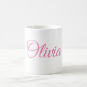 Speciaal gepersonaliseerde mok (Olivia) (Center)