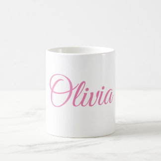 Speciaal gepersonaliseerde mok (Olivia)