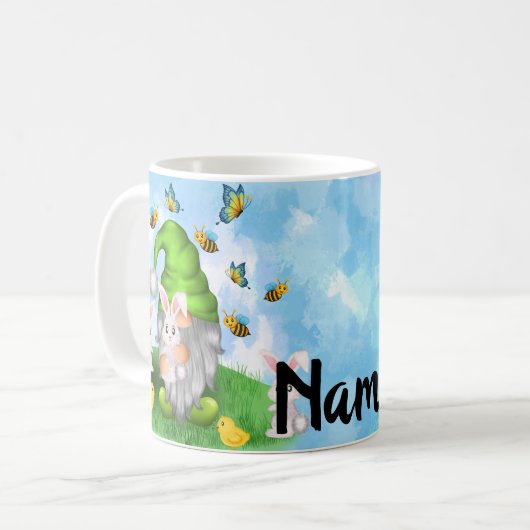 Speciaal gepersonaliseerde Mok van de Gnoom Easter (Voorkant links)
