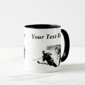 Speciaal gepersonaliseerde Mok van de Slalom Water (Voorkant rechts)