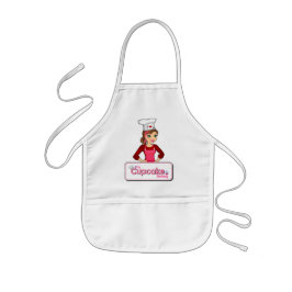 Speciaal gepersonaliseerde "My Cupcake Bakery" Kin Kinder Schort