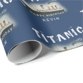 Speciaal gepersonaliseerde naam Titanic Wrapping P Cadeaupapier (Rol Hoek)