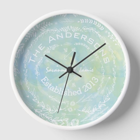 Speciaal gepersonaliseerde oude trouwe Floral Garl (Voorkant)