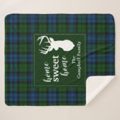 Speciaal gepersonaliseerde patroonbel Militair Tar Sherpa Deken (Voorkant (horizontaal))