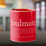 Speciaal gepersonaliseerde probleemdefinitie Roman Tweekleurige Koffiemok<br><div class="desc">Geef je eigen persoon in je leven,  je zielgenoot,  een unieke valentijn,  kerst of verjaardagscadeau creëer. Een perfecte manier om hen te shows hoe geweldig ze elke dag zijn. Ontworpen door: Thisnotme©</div>