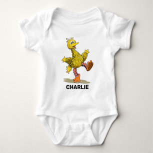 Speciaal gepersonaliseerde Retro Art Big Bird Romper