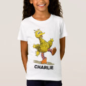 Speciaal gepersonaliseerde Retro Art Big Bird T-shirt (Voorkant)