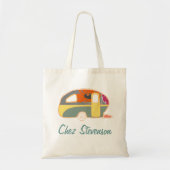 Speciaal gepersonaliseerde retroArt Caravan Oseige Tote Bag (Voorkant)