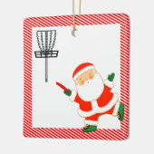Speciaal gepersonaliseerde schijf Golf Gift Keramisch Ornament (Links)