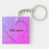 Speciaal gepersonaliseerde speciale verjaardagssle sleutelhanger (Achterkant)