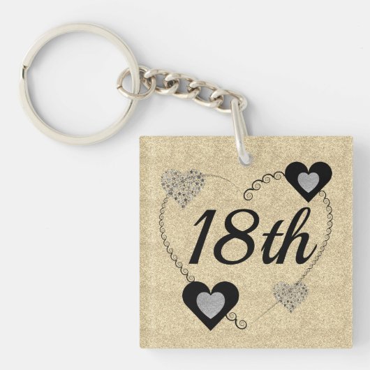 Speciaal gepersonaliseerde speciale verjaardagssle sleutelhanger (Voorkant)
