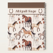 Speciaal gepersonaliseerde stekelmazen en foaalpaa planner (Achterkant)