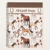 Speciaal gepersonaliseerde stekelmazen en foaalpaa planner (Voorkant)