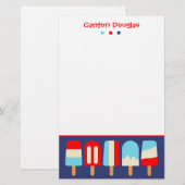 Speciaal gepersonaliseerde stripverhalen briefpapier (Voorkant / Achterkant)