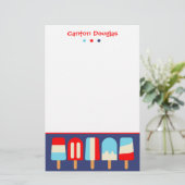 Speciaal gepersonaliseerde stripverhalen briefpapier (Staand voorkant)