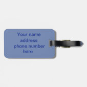 Speciaal gepersonaliseerde stukken kleur bagagelabel (Achterkant horizontaal)