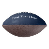 Speciaal gepersonaliseerde tekst Navy Blue White M American Football (Gedraaid 270)