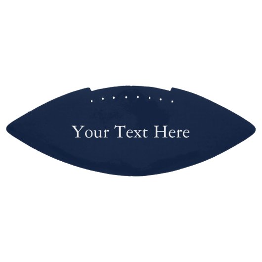 Speciaal gepersonaliseerde tekst Navy Blue White M American Football (Paneel)